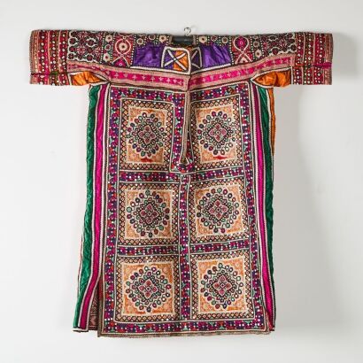Pakistan Early-Mid 20th Century Hand Embroidered Lady Dresses