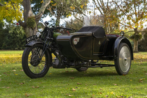 1932 Panther Model 50 Motorcycle & Sidecar