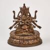 A Chinese Tibet Ming Dynasty Style Bronze Cast &lsquo;Dense Vajra&rsquo; Statue