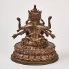 A Chinese Tibet Ming Dynasty Style Bronze Cast &lsquo;Dense Vajra&rsquo; Statue - 3