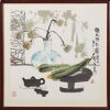 Li Wenxiu,Bamboo Window And Daffodils, Sow Melons, Reap Melons - 2