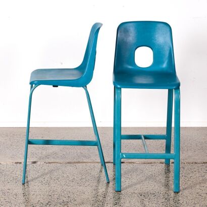 A Pair of Vintage Robin Day Tub Stools