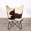 A Cow Hide Butterfly Chair - 2