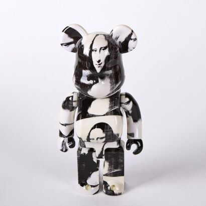 Be@rbrick Andy Warhol Double Mona Lisa 400%