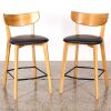 A Pair of Danske Mobler Pero Barstools