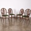 A Set Of Four Antique Windsor Wheelback Chairs - 2