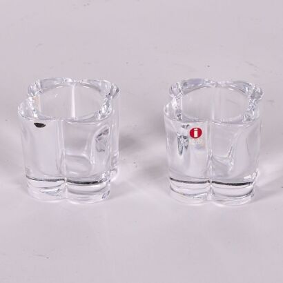 A Pair Of Iittala Votive Holders