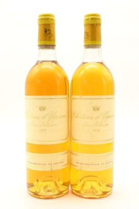 (2) 1991 Chateau d'Yquem, Sauternes [JR17]