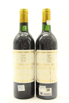 (2) 1990 Chateau Pichon Longueville Comtesse de Lalande, Pauillac [JR18]