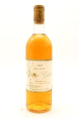 (1) 1953 Chateau Gilette Creme de Tete, Sauternes