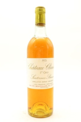 (1) 1975 Chateau Climens, Sauternes - Barsac [JR19.5] (TS)