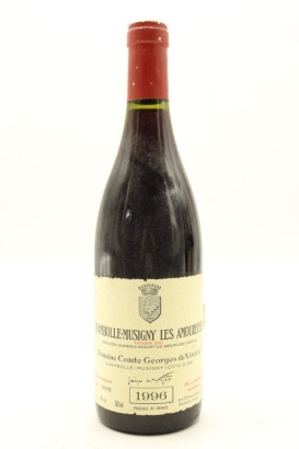 (1) 1996 Domaine Comte Georges de Vogue Les Amoureuses, Chambolle-Musigny Premier Cru