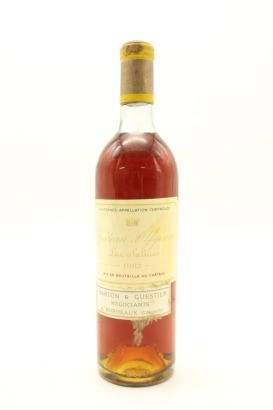 (1) 1962 Chateau d'Yquem, Sauternes [JR18] (STL) (TS)