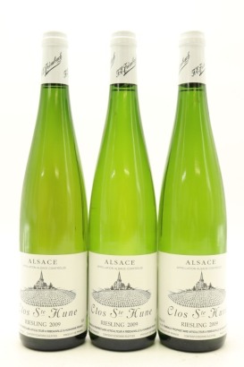 (3) 2009 F E Trimbach Riesling Clos Sainte Hune, Alsace [JR17.5] [WS94]