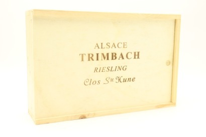 (3) 2009 F E Trimbach Riesling Clos Sainte Hune, Alsace [JR17.5] [WS94]