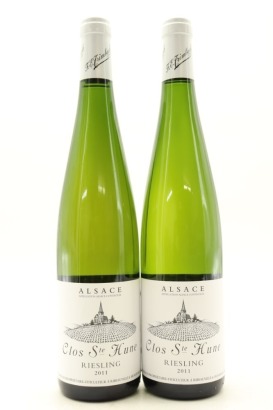 (2) 2011 F E Trimbach Riesling Clos Sainte Hune, Alsace [17.5]