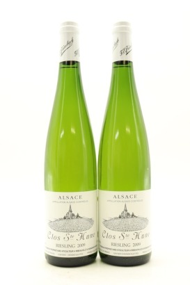 (2) 2009 F E Trimbach Riesling Clos Sainte Hune, Alsace [JR17.5] [WS94]