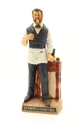 (1) Americana Porcelain Alexander Graham Bell Bottle