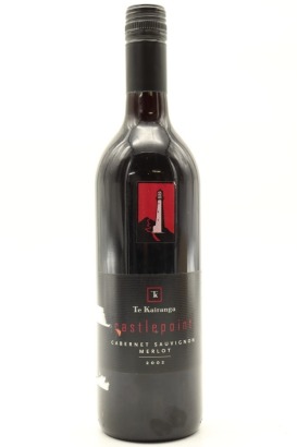 (1) 2002 Te Kairanga Castlepoint Cabernet Sauvignon - Merlot, Martinborough