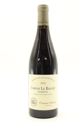 (1) 2010 Camille Giroud Corton Le Rognet Grand Cru, Cote de Beaune