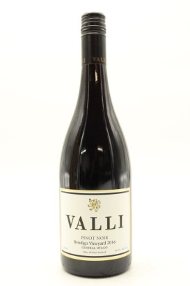 (1) 2016 Valli Bendigo Vineyard Pinot Noir, Bendigo