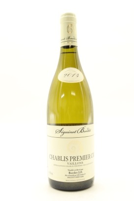 (1) 2014 Domaine Seguinot-Bordet Vaillons, Chablis Premier Cru