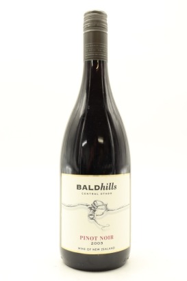 (1) 2003 Bald Hills Estate Pinot Noir, Bannockburn