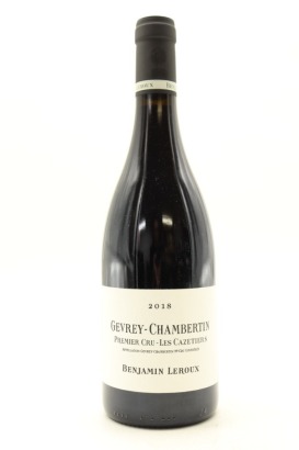 (1) 2018 Benjamin Leroux Les Cazetiers, Gevrey-Chambertin Premier Cru [JR17]