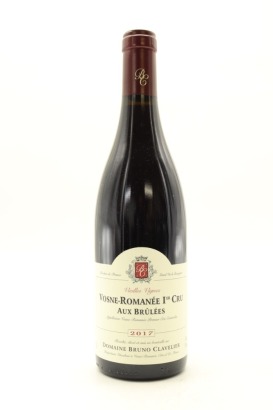 (1) 2017 Domaine Bruno Clavelier Aux Brulees Vieilles Vignes, Vosne-Romanee Premier Cru