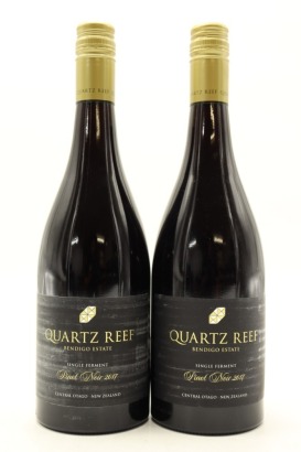 (2) 2017 Quartz Reef Bendigo Estate Single Ferment Pinot Noir, Bendigo