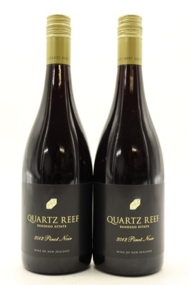 (2) 2012 Quartz Reef Bendigo Estate Single Ferment Pinot Noir, Bendigo