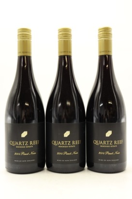 (3) 2014 Quartz Reef Bendigo Estate Single Ferment Pinot Noir, Bendigo