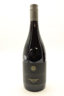 (1) 2020 Greystone Wines 'Thomas Brothers' Pinot Noir, Waipara