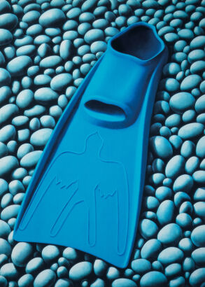 MICHAEL SMITHER Blue Flipper