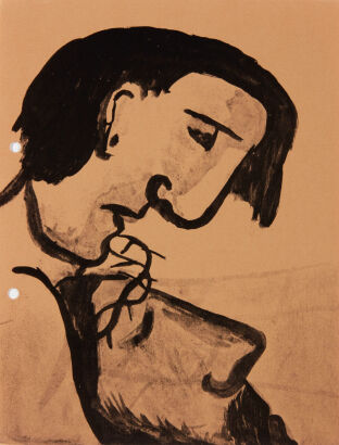 COLIN MCCAHON untitled (single page from 15 Drawings)