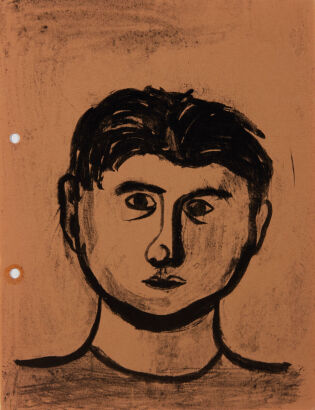COLIN MCCAHON untitled (single page from 15 Drawings)