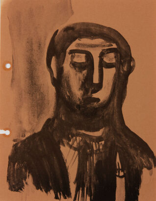 COLIN MCCAHON untitled (single page from 15 Drawings)