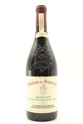 (1) 2000 Chateau de Beaucastel Chateauneuf-du-Pape, Rhone [JR17.5]