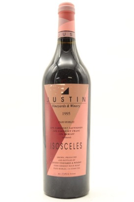 (1) 1995 Justin Vineyards & Winery Isosceles, Paso Robles