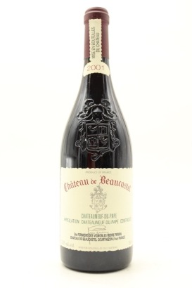 (1) 2001 Chateau de Beaucastel Chateauneuf-du-Pape, Rhone [JR17] [RP96]