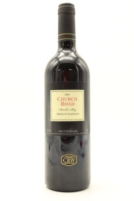 (1) 2003 Church Road Cabernet Sauvignon Merlot, Hawke's Bay