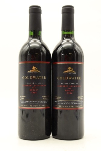 (2) 1994 Goldwater Estate Cabernet Sauvignon - Merlot, Waiheke Island