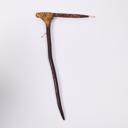 A Huli Pick Axe, Papua New Guinea