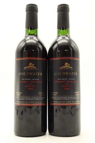 (2) 1994 Goldwater Estate Cabernet Sauvignon - Merlot, Waiheke Island [BC95]