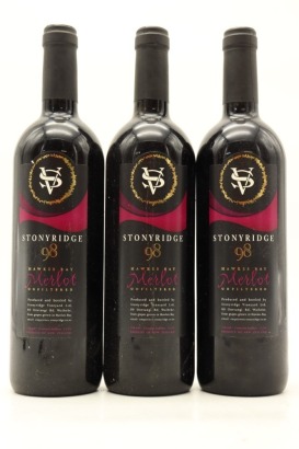 (3) 1998 Stonyridge Vineyard Merlot, Hawke's Bay