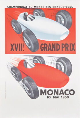 Monaco Grand Prix Poster 1959