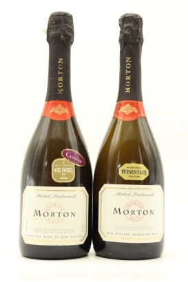 (2) NV Morton Estate Premium Brut Methode Traditionnelle, New Zealand