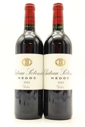 (2) 2003 Chateau Potensac, Medoc [JR16]