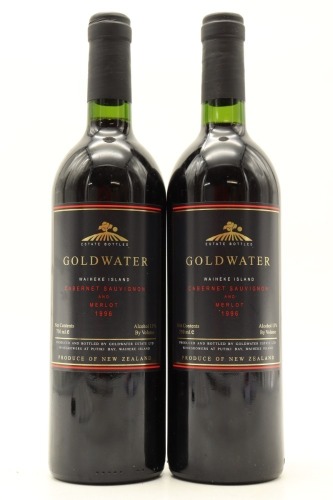 (2) 1996 Goldwater Estate Cabernet Sauvignon - Merlot, Waiheke Island