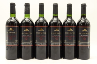 (6) 1996 Goldwater Estate Cabernet Sauvignon - Merlot, Waiheke Island